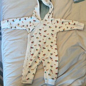 Green Little Radicals Reversible Hooded Suit